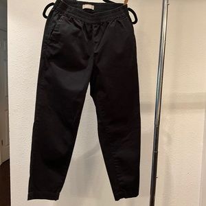 Everlane The Easy Pants Straight Leg Black Elastic Waist Size 4 Women’s